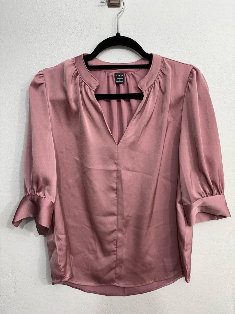 🔓🟣 2 FOR $18 Elegant blouse (pink)